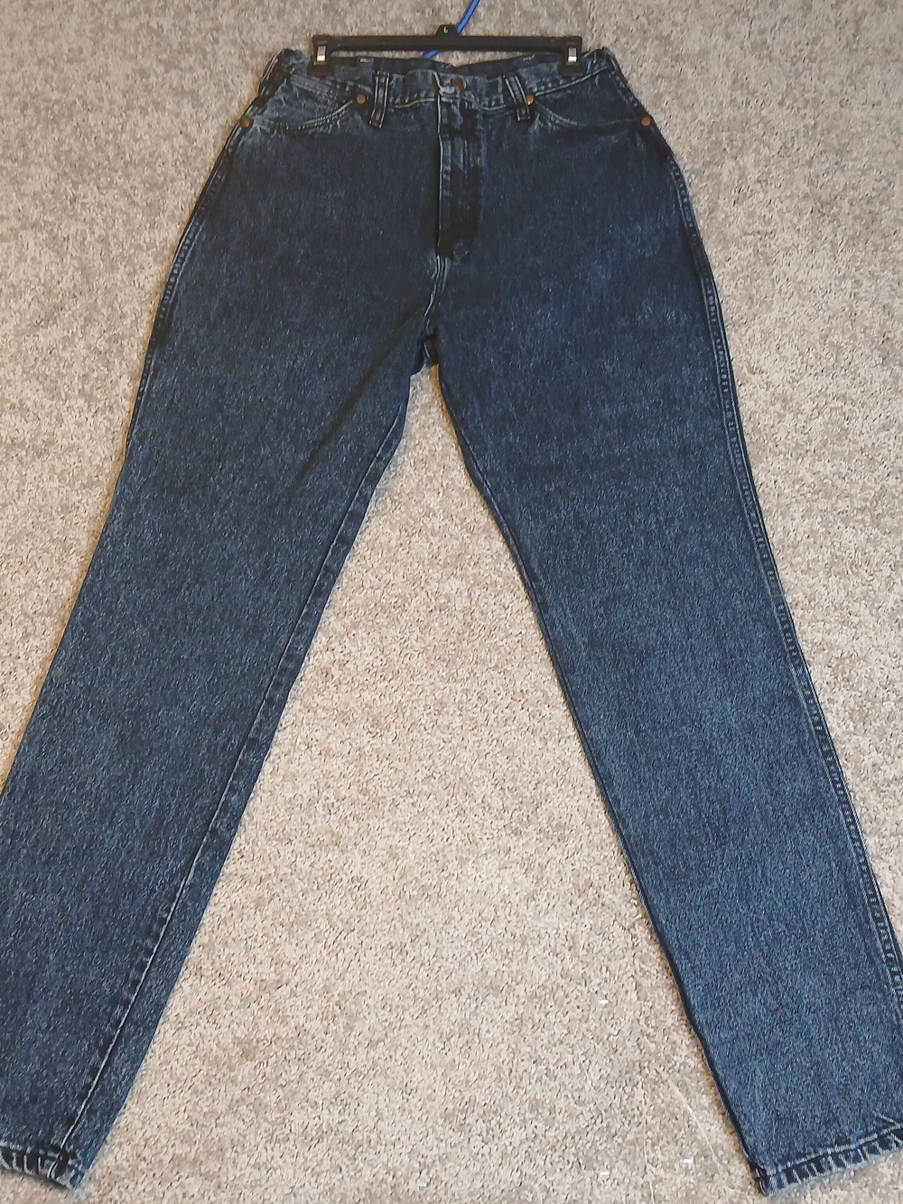 Vintage Wrabgler Cowboy Cut Jeans For Women 100% Cotton Made In USA - 15/16x34